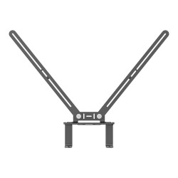 Logitech TV Mount For Video Bars - Montura para cámara - montaje debaj