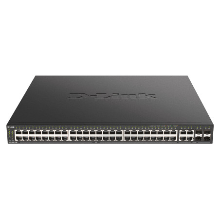 48-Port Gigabit PoE Managed Switch+4 Com