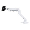 Hx Desk Monitor Arm With Hd Pivot White | APLIUM