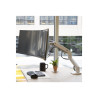 Hx Desk Monitor Arm With Hd Pivot White | APLIUM