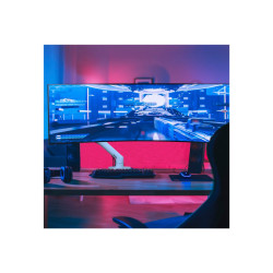 Hx Desk Monitor Arm With Hd Pivot White | APLIUM