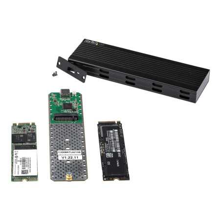 StarTech.com Caja Externa USB-C de 10Gbps a NVMe M.2 or SSD SATA M.2 -