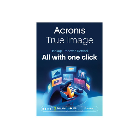 Acronis True Image Premium Subscription 3 Computers + 1 TB Acronis Clo