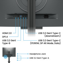 28.2 4K 3840X2560 3:2 400CDM2 HDMI Dp 3USB Usbc Mm Has | APLIUM