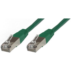F/UTP CAT6 0.25m Green LSZH