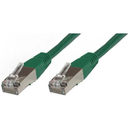 F/UTP CAT6 0.25m Green LSZH