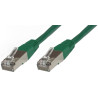 F/UTP CAT6 0.25m Green LSZH