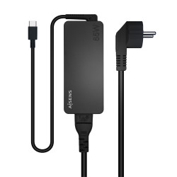 Cargador de Portátil Aisens ASCH-1PD65D-BK/ 1xUSB Tipo-C/ 65W/ Automat