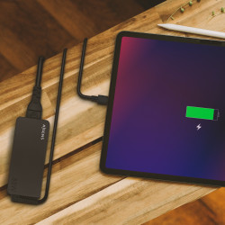 Cargador de Portátil Aisens ASCH-1PD65D-BK/ 1xUSB Tipo-C/ 65W/ Automat
