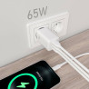 Charger Gan 65W 2XUSB-C PD3.0 QC4.0 1XUSB-A QC3.0 White | APLIUM