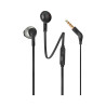Auriculares Intrauditivos JBL Tune 205/ con Micrófono/ Jack 3.5/ Negro