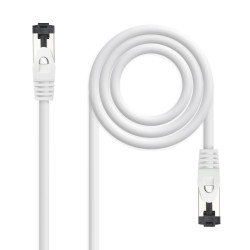 Cable de Red RJ45 SSTP Nanocable 10.20.2000-W Cat.8.1/ 50cm/ Blanco