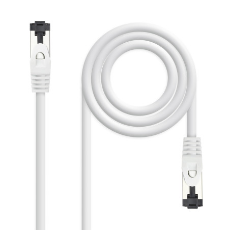 Cable de Red RJ45 SSTP Nanocable 10.20.2000-W Cat.8.1/ 50cm/ Blanco