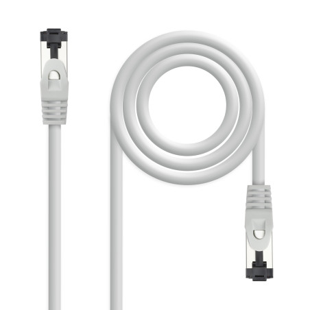 Cable de Red RJ45 SSTP Nanocable 10.20.2015 Cat.8.1/ 15m/ Gris