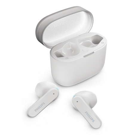 Auriculares Bluetooth Philips TAT2139WH con estuche de carga/ Autonomí