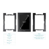 Marco Antirrobo para Tablet TooQ TQATTE2601-S-B/ Negro | APLIUM