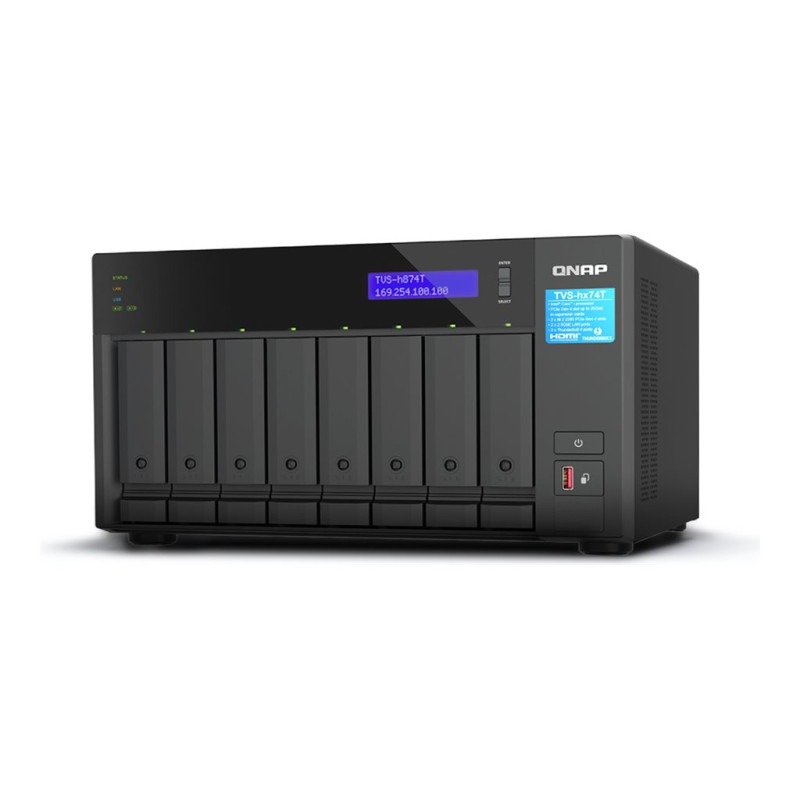 Qnap TVS-H874T-I9-64G - 8 Bay I9 16C 64GB So Dimm DDR4 2X | APLIUM