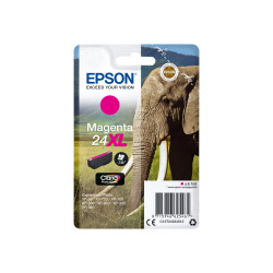 Epson 24XL - 8.7 ml - XL - magenta - original - blíster con alarma de
