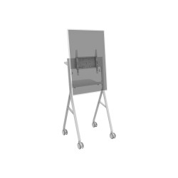Vision VFM-F10/WH - Carro de soporte de piso para pantalla | APLIUM