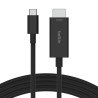 2 M Usb Type-C Hdmi Black