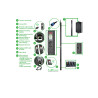APC APDU9953 - Rack Pdu 9000 Switched Zerou 32A 230V C13 C19 | APLIUM