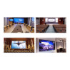 Pantalla LED 110" Pixel Pitch 1.27mm, Luminosidad 350cd/m2, Resolución