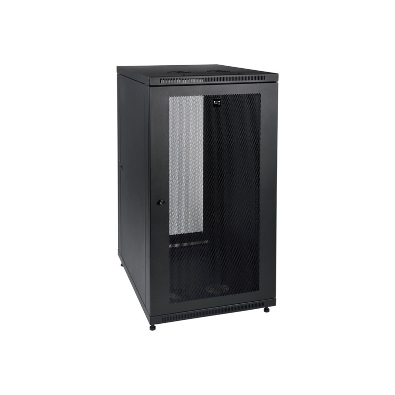 EATON TRIPP LITE SmartRack 24U Mid-Depth Half-Height Rack Enclosure