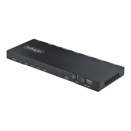StarTech.com Splitter HDMI de 4 Puertos, 4K 60Hz, Escalador Incorporad