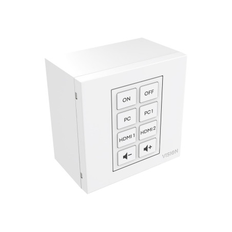 Módulo de control de placa frontal AV modular - 8 botones - aprende có