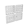 Módulo de control de placa frontal AV modular - 8 botones - aprende có