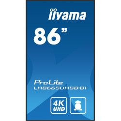 iiyama ProLite LH8665UHSB-B1 - 86" Clase diagonal pantalla LCD con ret