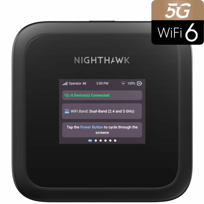 NETGEAR Nighthawk M3 - Punto activo móvil - 5G - 3.6 Gbps - Wi-Fi 5, W