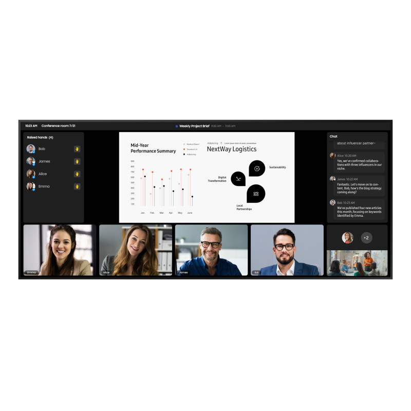 Samsung LH105QPD5BGXEN pantalla de señalización 2,67 m (105" | APLIUM