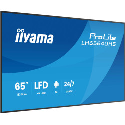Monitor Iiyama 65" 3840X2160, UHD Va Dled Panel, Haze 25% 50 | APLIUM