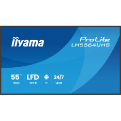 IIYAMA MONITOR 55" 3840x2160, UHD VA DLED 500cd/m, HORIZ Y V | APLIUM