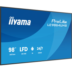 IIYAMA MONITOR 98" 3840x2160, UHD VA DLED 500cd/m, HORIZ Y V | APLIUM