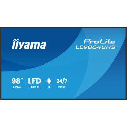 IIYAMA MONITOR 98" 3840x2160, UHD VA DLED 500cd/m, HORIZ Y V | APLIUM
