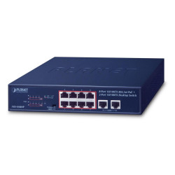 8-Port 10/100TX 802.3at PoE