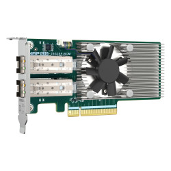 QNAP QXG-25G2SF-BCM - Adaptador de red - PCIe 4.0 x8 perfil bajo - 25