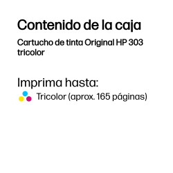 HP 303 Tri-color Original Ink Cartridge | APLIUM