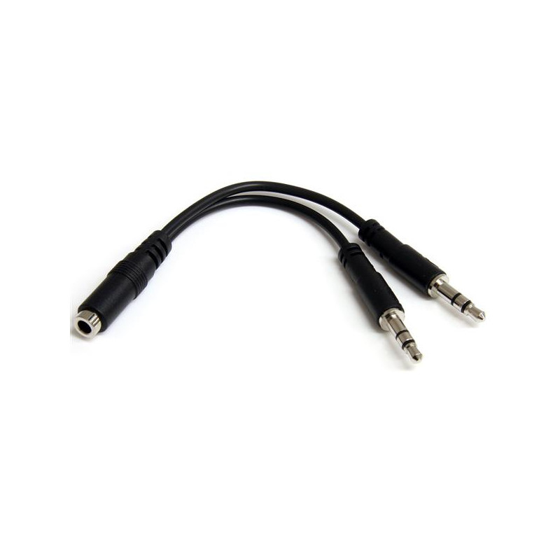Headset Splitter 4 Pin to 2x 3 Position
