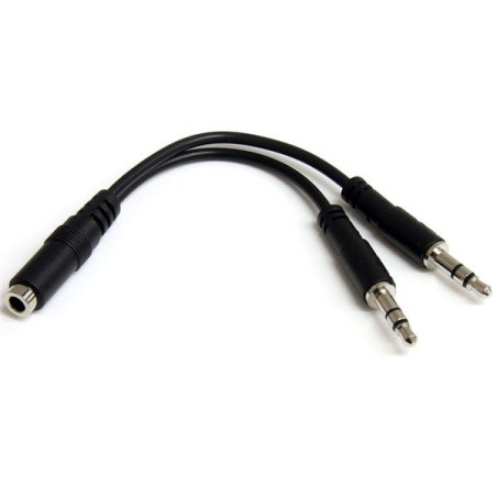 Headset Splitter 4 Pin to 2x 3 Position
