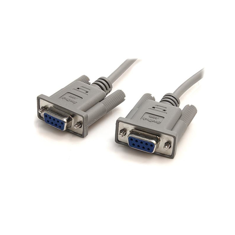 10 ft DB9 RS232 Serial Null Modem Cable
