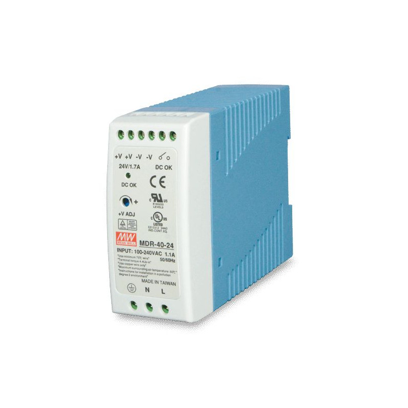 24V, 40W Din-Rail Power Supply