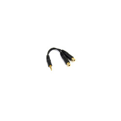 6p Stereo Splitter Cable 3.5 to 2x 3.5mm