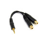 6p Stereo Splitter Cable 3.5 to 2x 3.5mm