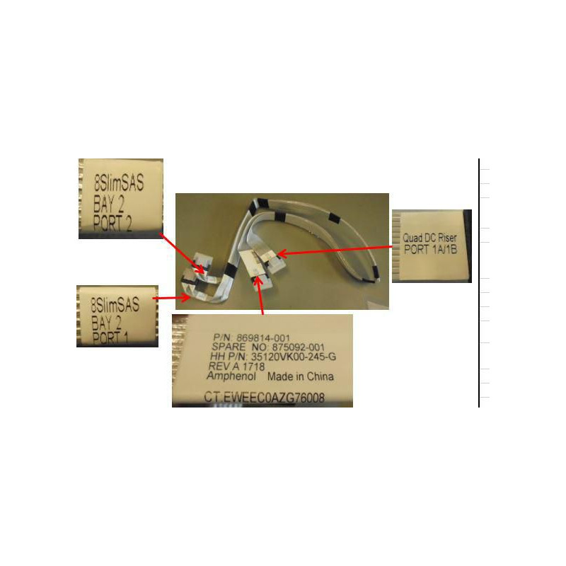 Slim SAS NVMe direct attach