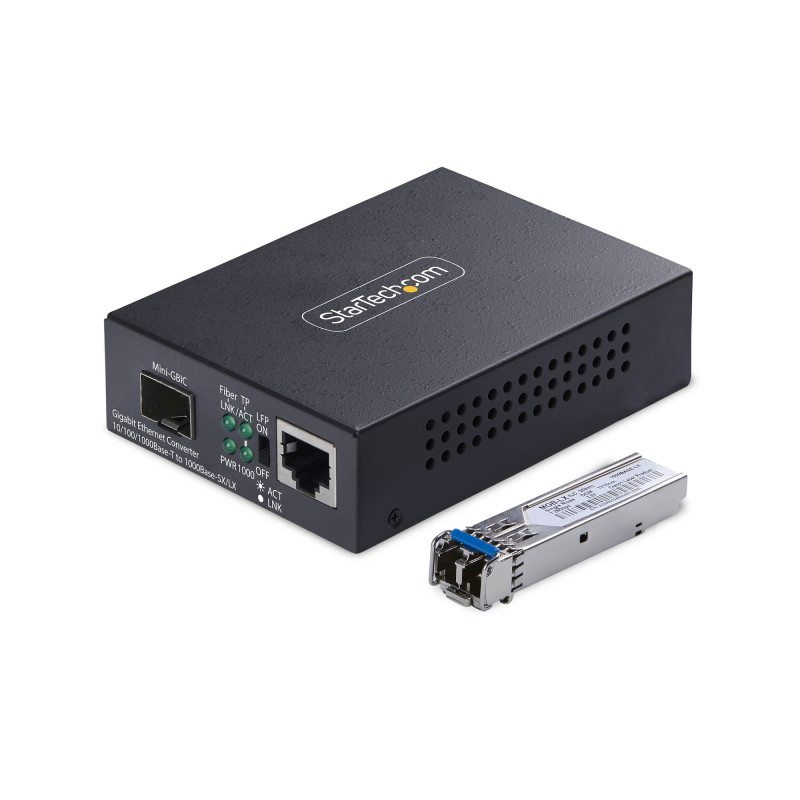 Gigabit SM LC Fiber Media Converter 40km