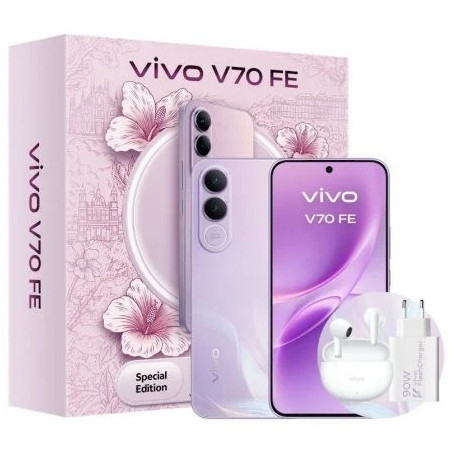 Smartphone Vivo V70 FE 8GB/ 512GB/ 6.83"/ 5G/ Púrpura/ Inclu | APLIUM