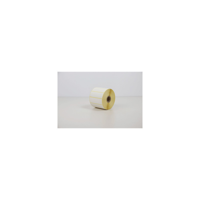 Caja de 8 rollos de etiquetas térmicas protegidas de 76 x 26mm. Cada r